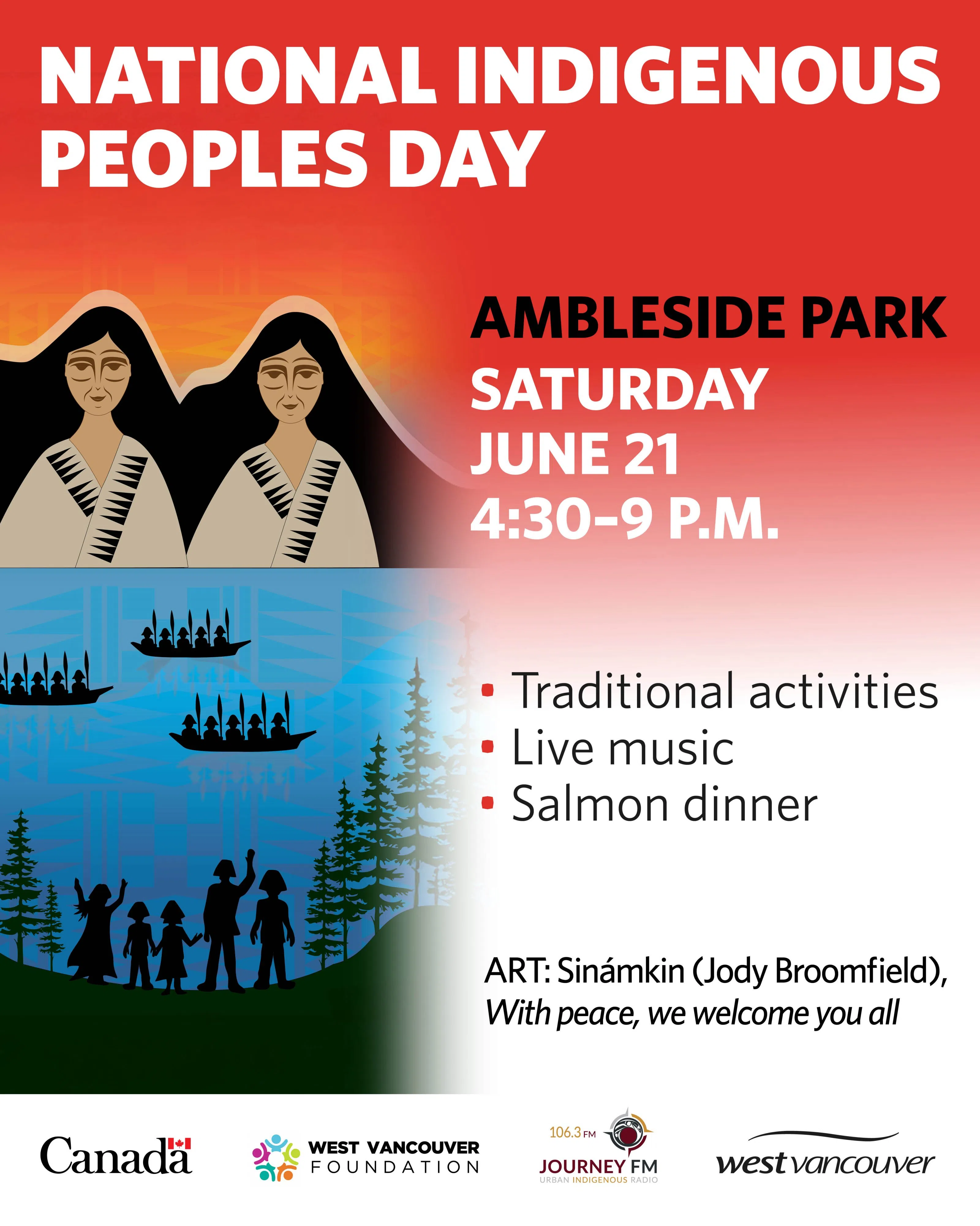 National Indigenous People's Day 2025 Ambleside Park, North Vancouver