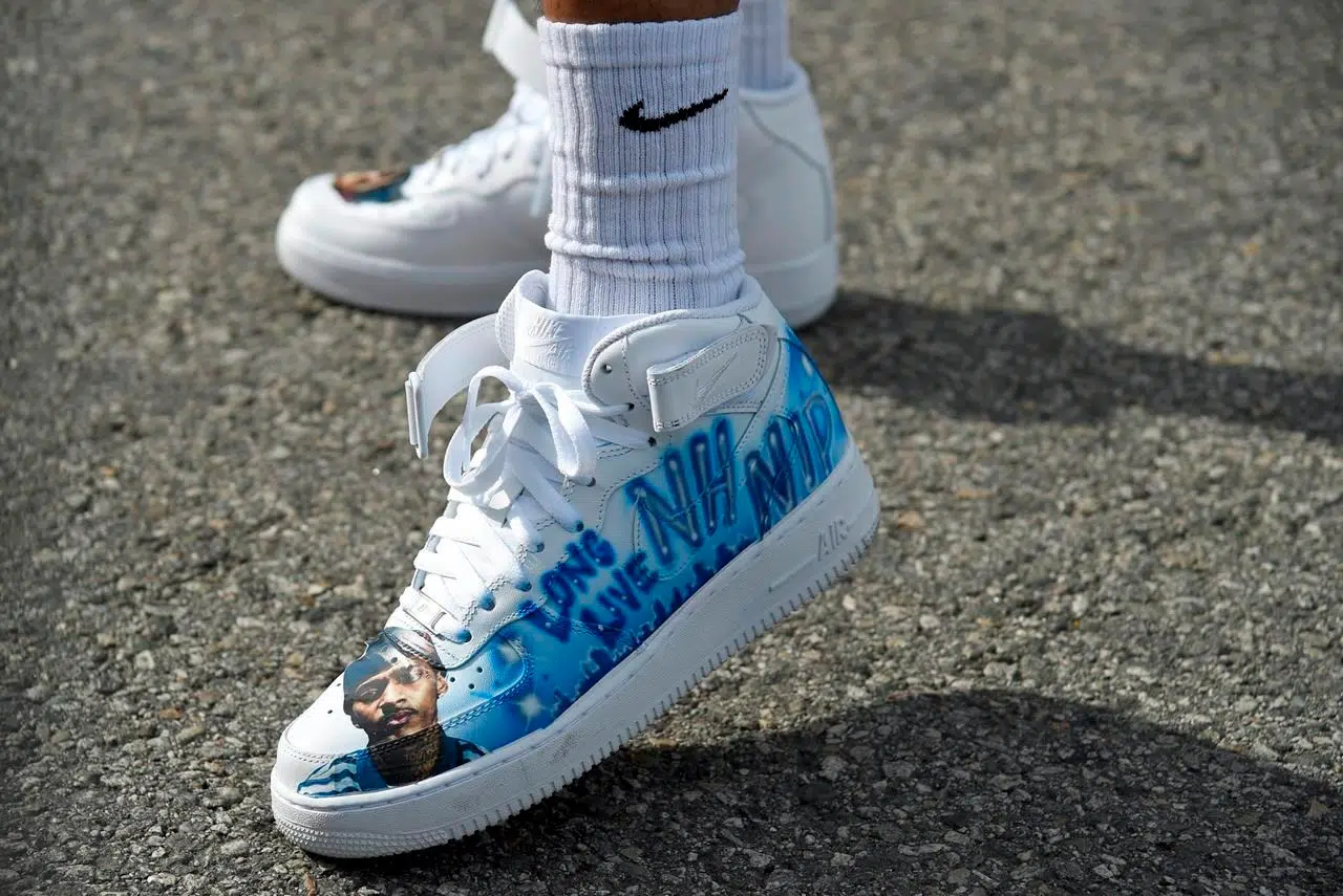 Nipsey hussle sales nike shoes