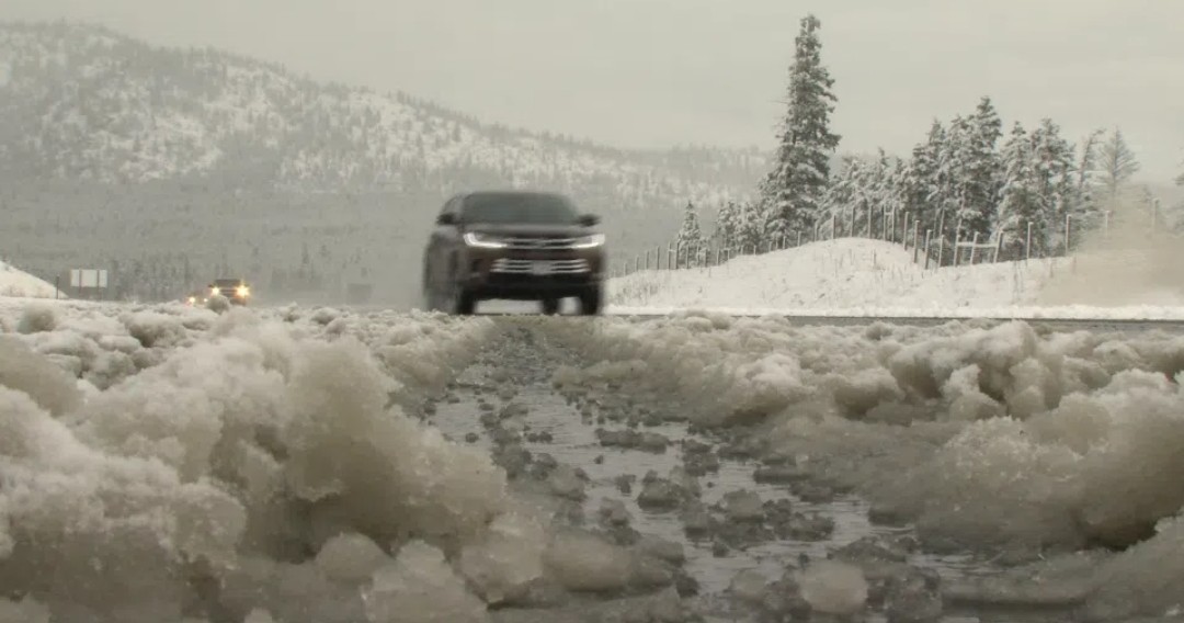 System bringing pockets of heavy snow, lowering snow levels for Kamloops area