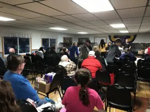 Lions Club Holds Food Auction