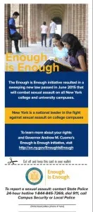 Cuomo Kicks Off 'Enough is Enough' Awareness Campaign