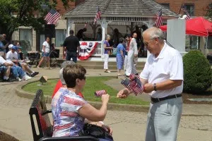 First-Ever Flag Rally Fills Veterans Square