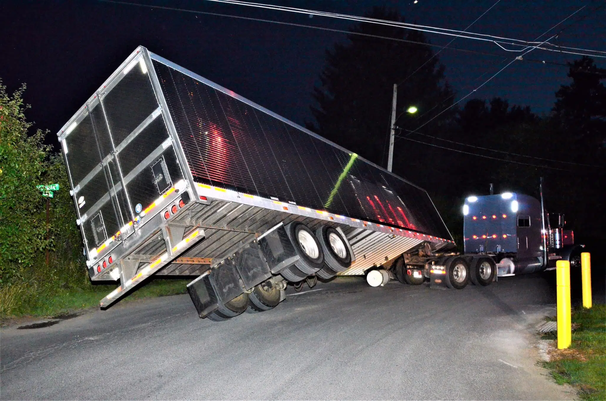 Tractor Trailer Accident in Bradford