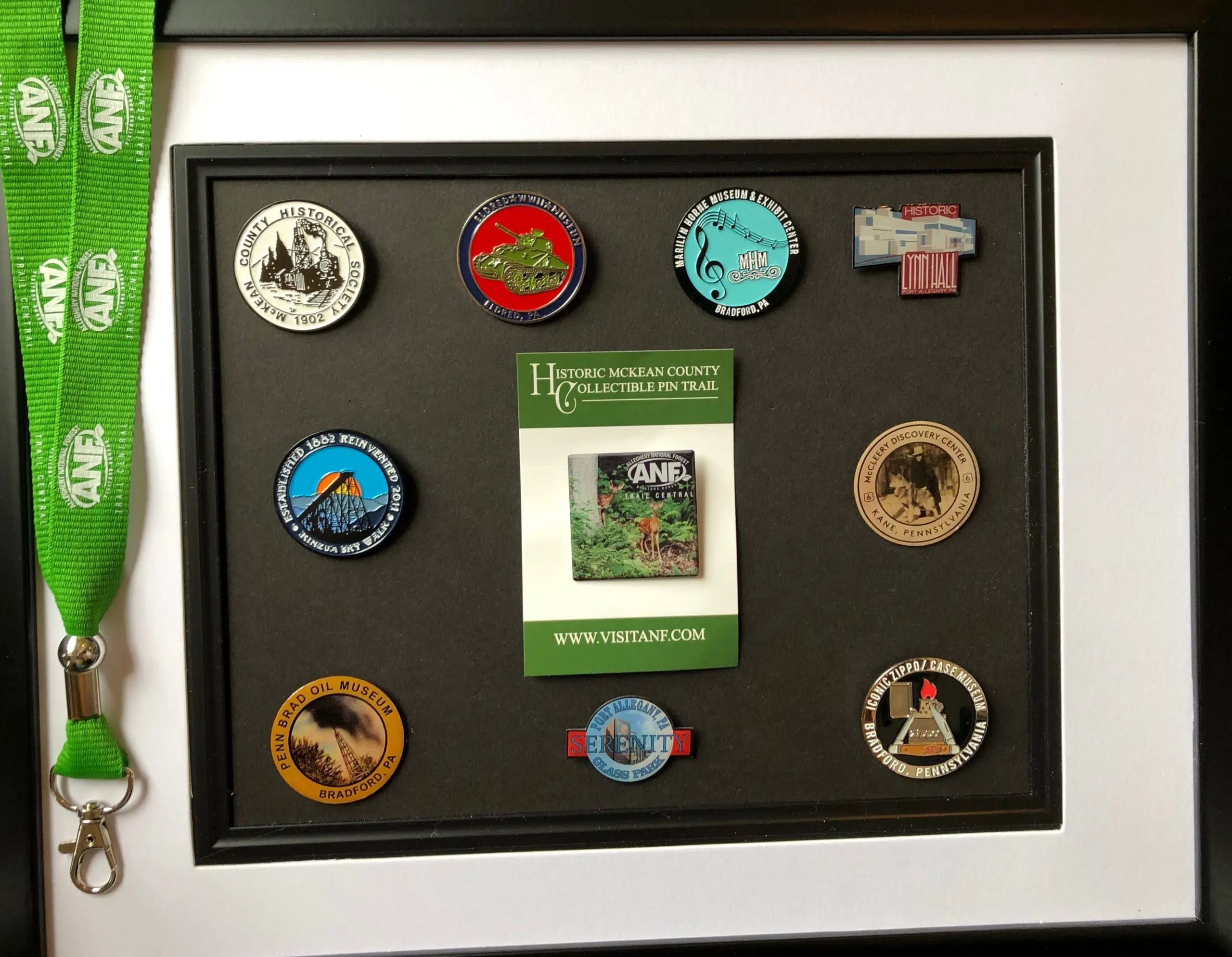 ANFVB Introduces Collectible Pins Celebrating McKean County   