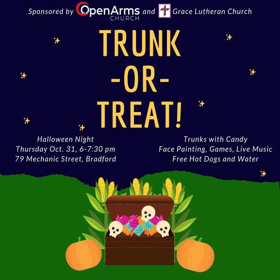 Grace Lutheran and Open Arms Trunk-or-Treat 2021