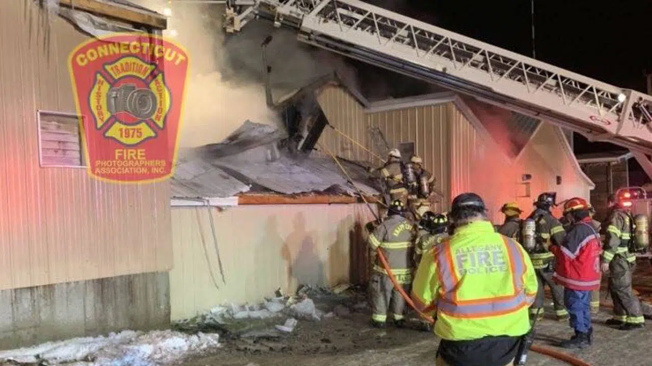 Fire at Lumber Company