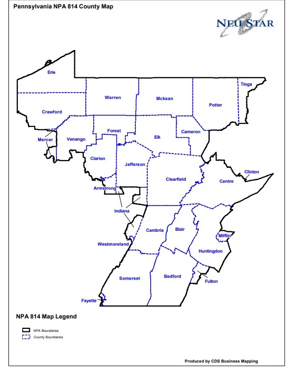 PUC Approves 'Overlay' For 814 Area Code