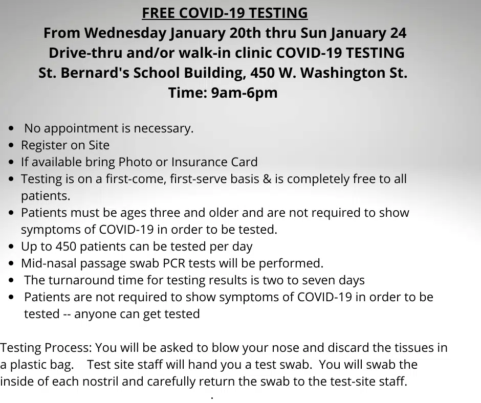 Free COVID Testing in Bradford