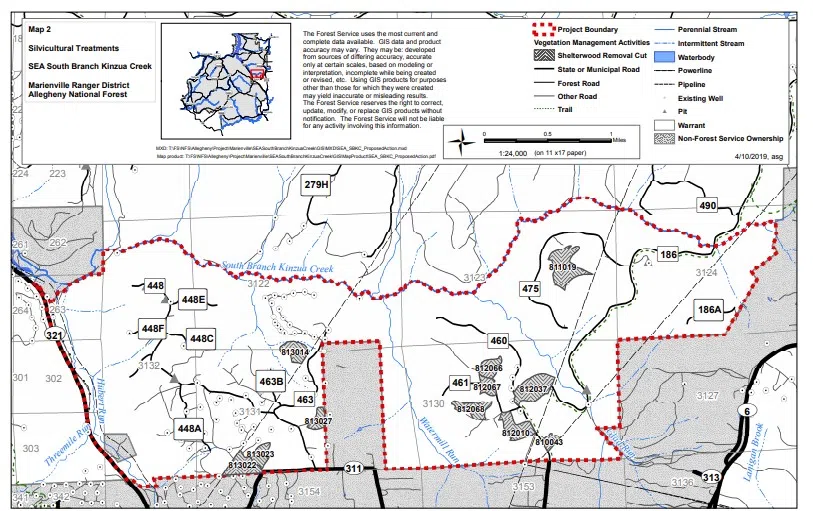 Forest Service Releases Draft decision for South Branch Kinzua Creek