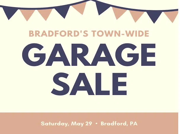 Bradford Town-Wide Yard Sale Set For May 29th