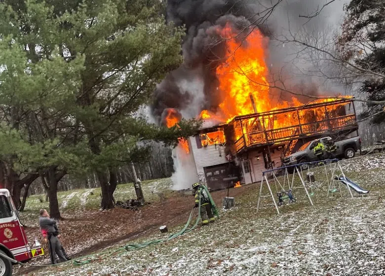 Hinsdale House Fire
