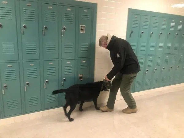 K9 Officers Search Fretz Middle School
