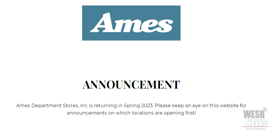 Ames Department Stores Announce Plans For 2023 Return