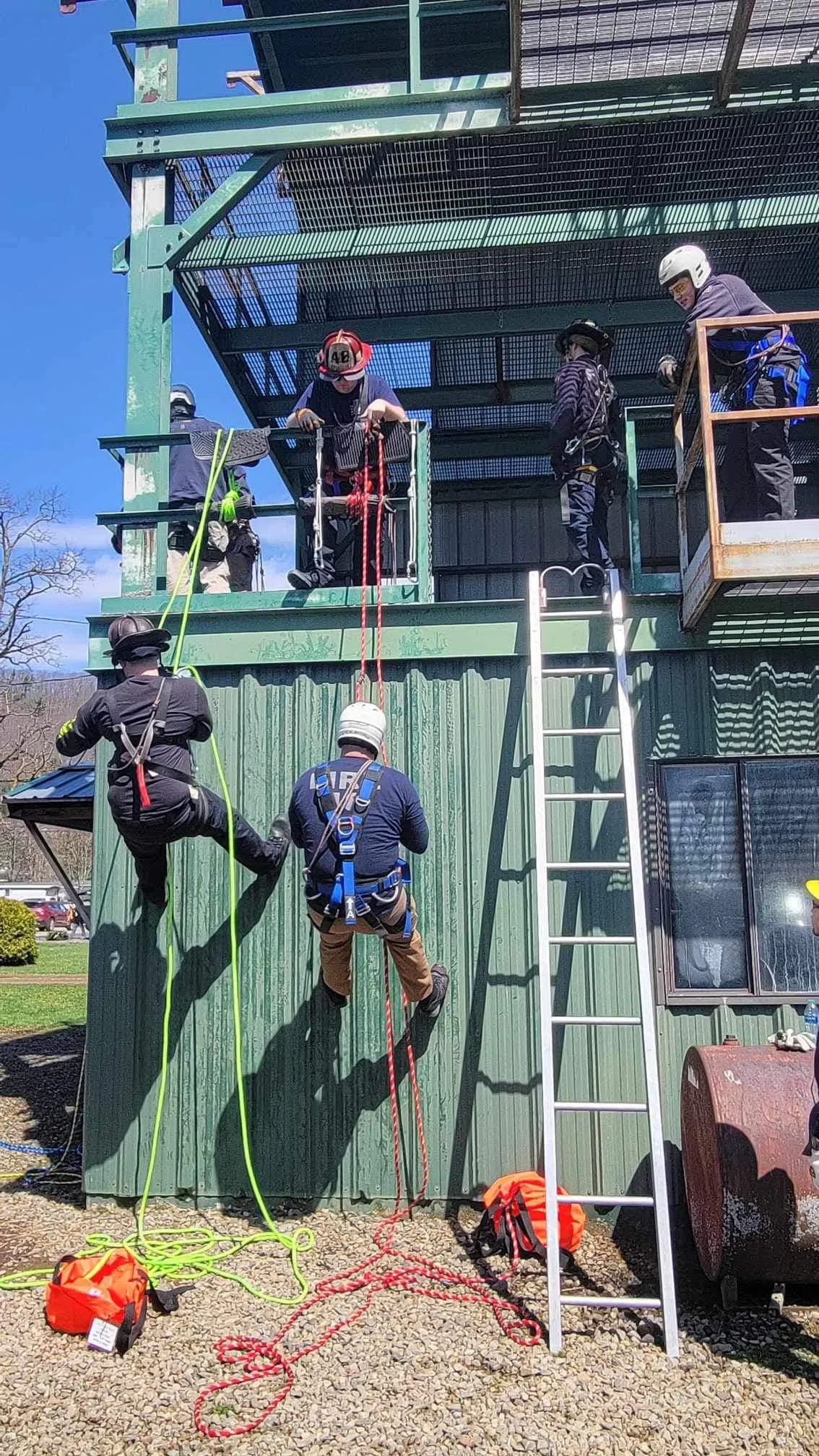 Coudersport Firefighters Attended Rope Rescue Class in Smethport