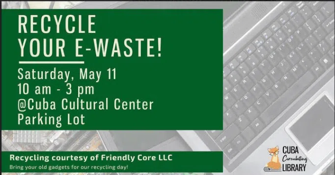Cuba Library to Host E-Waste Recycling Day May 11