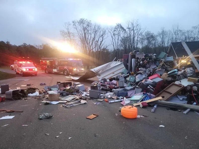 U-Haul Explosion in Lafayette Township Sunday