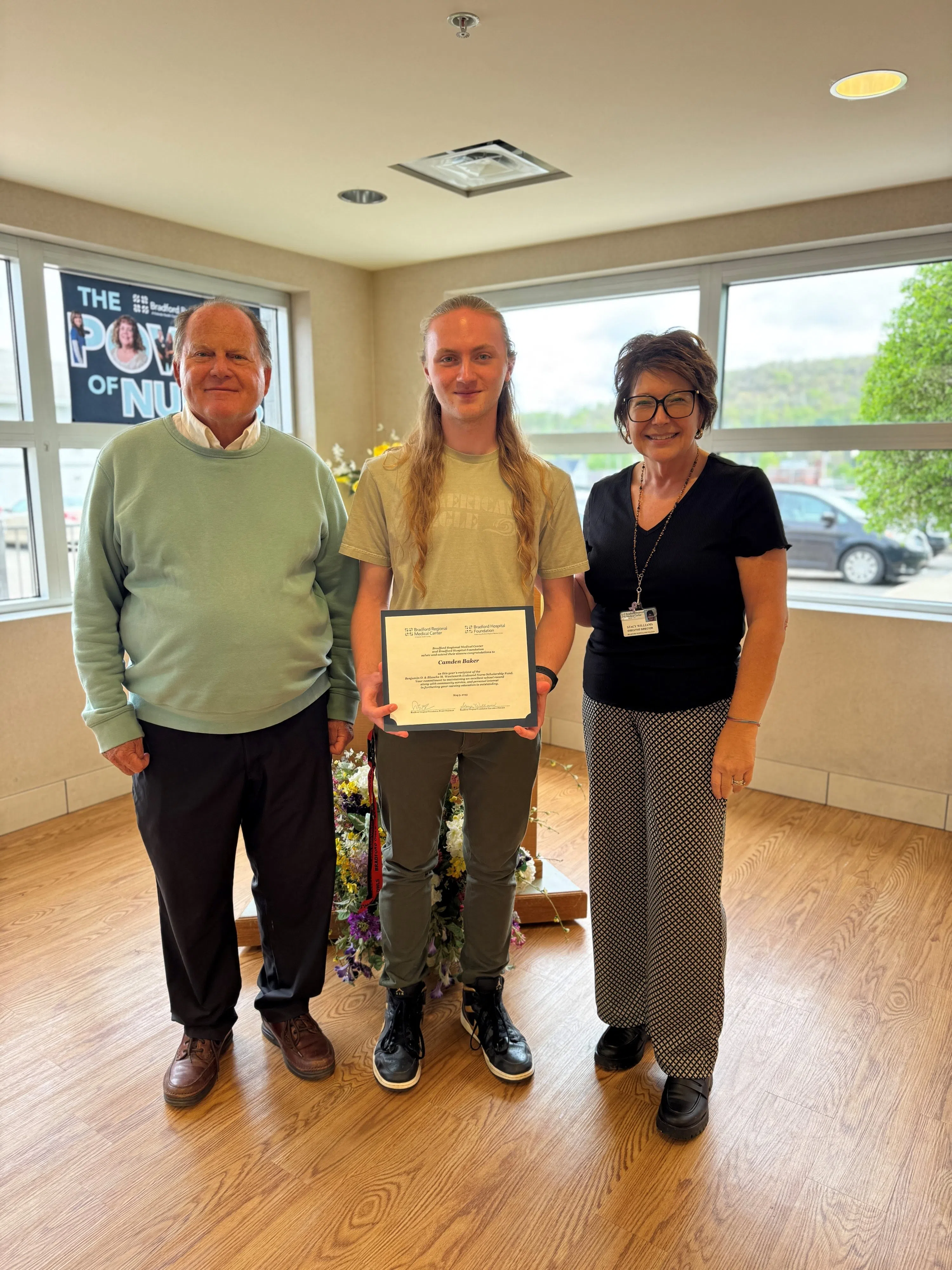 Wentworth Nursing Scholarship presented to BAHS Student at BRMC