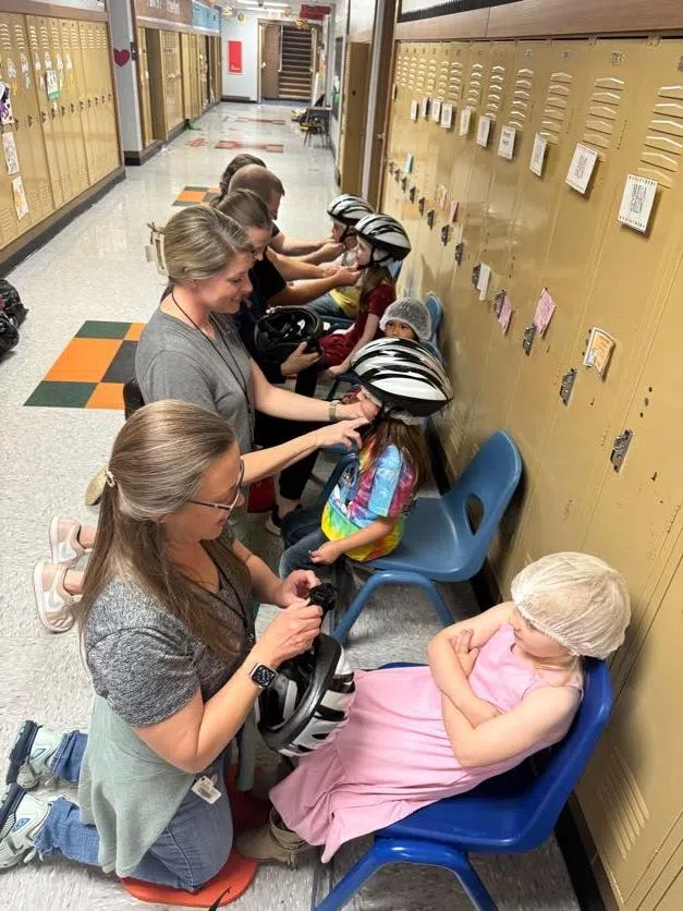 Over 400 McKean Co Kindergarteners Receive Bike Helmets