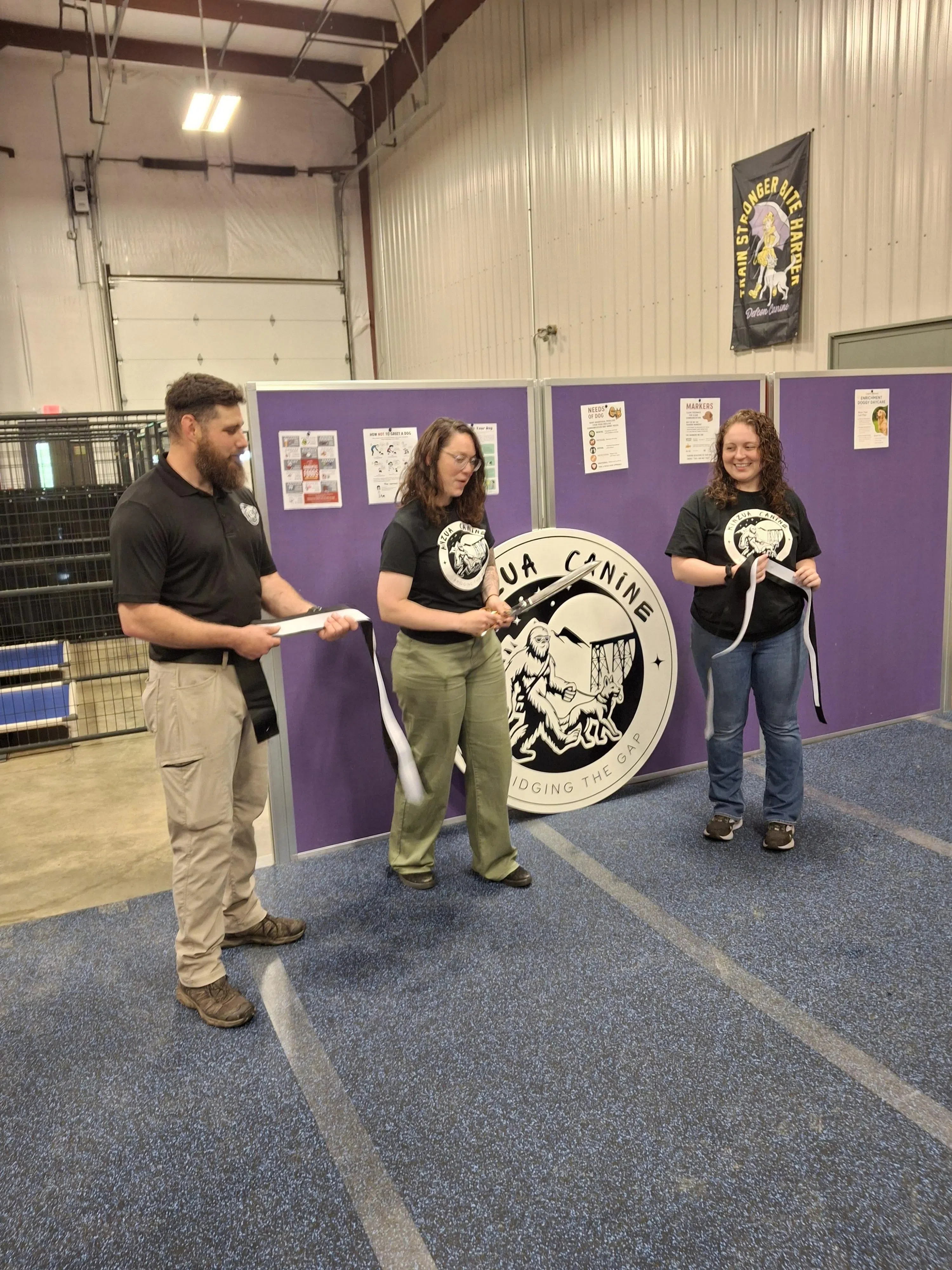 Ribbon Cut at Kinzua Canine