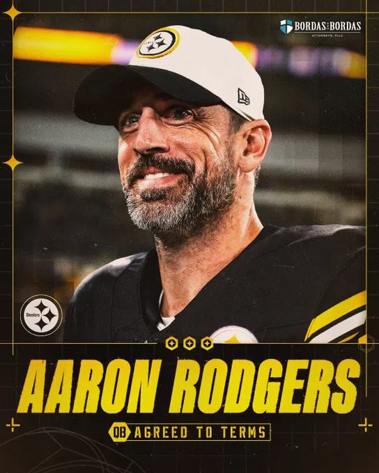 It's Official: Aaron Rodgers is a Steeler