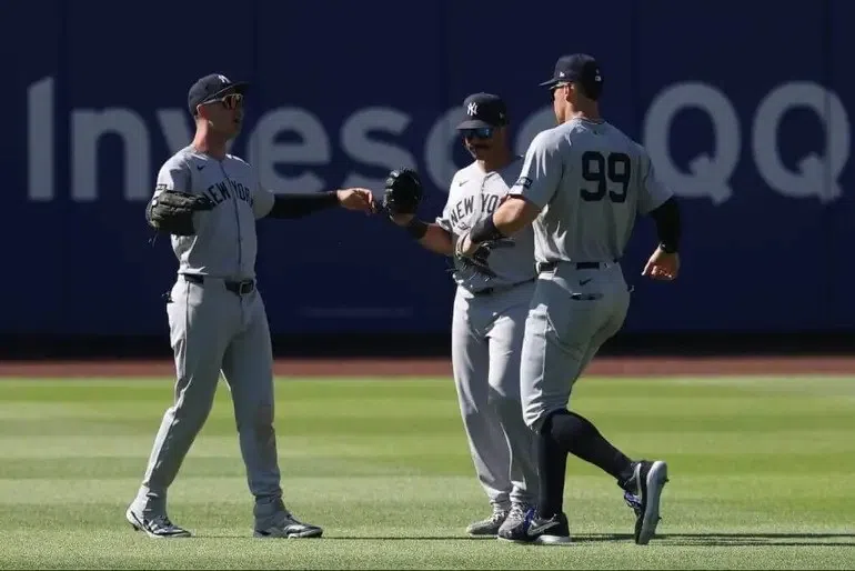Aaron Boone: "...the play of the year..."