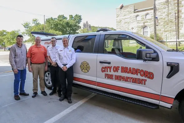 Bradford FD Received $100K Grant for New Equipment