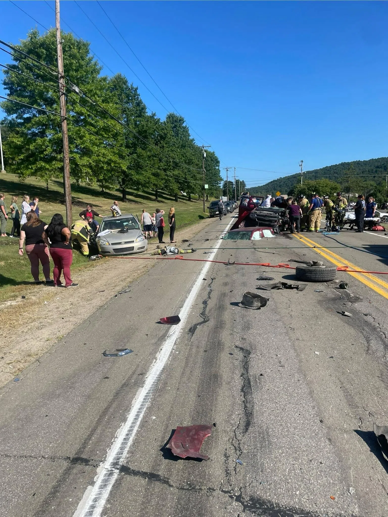 Severe 3 Vehicle Accident on E Second St in Coudersport