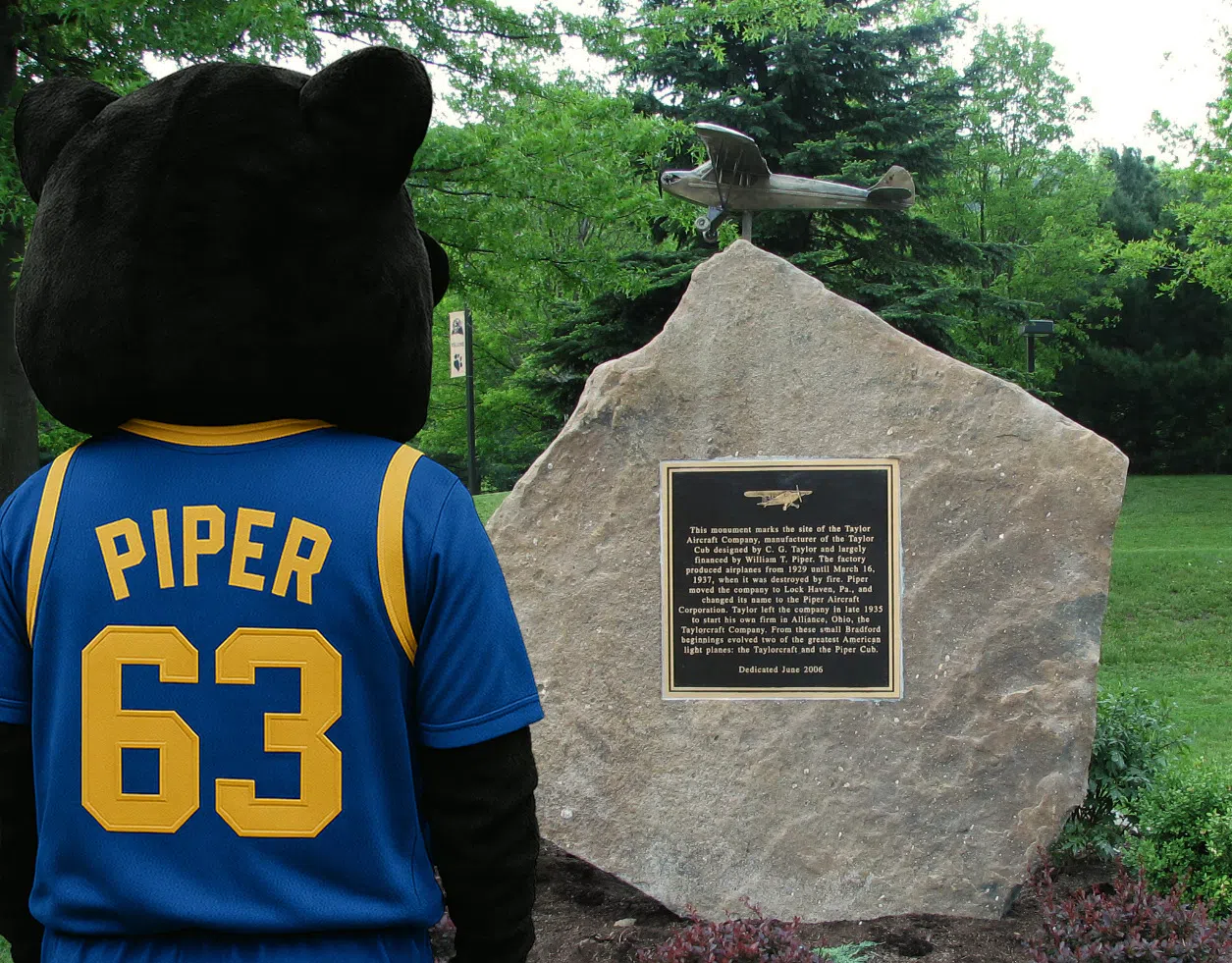UPB Names Their Panther with Nod to Aviation History
