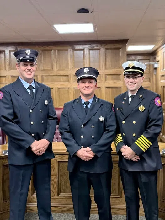 Two Bradford City Firefighters Promoted at Tuesday's City Council Meeting