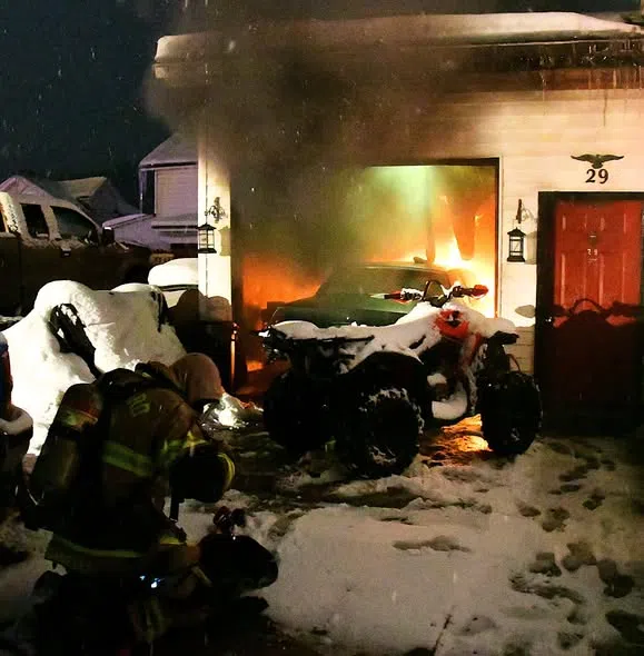 Garage Fire Reported at Willard Ave