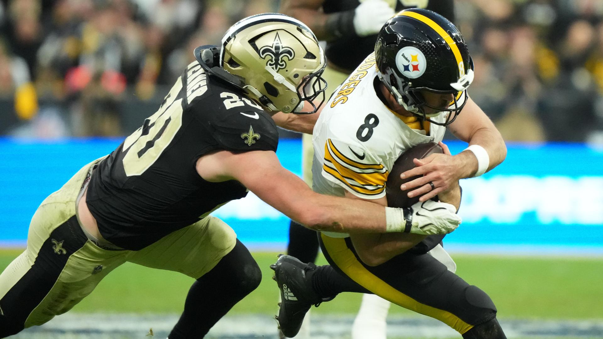 Steelers Steal One from Saints in Paris