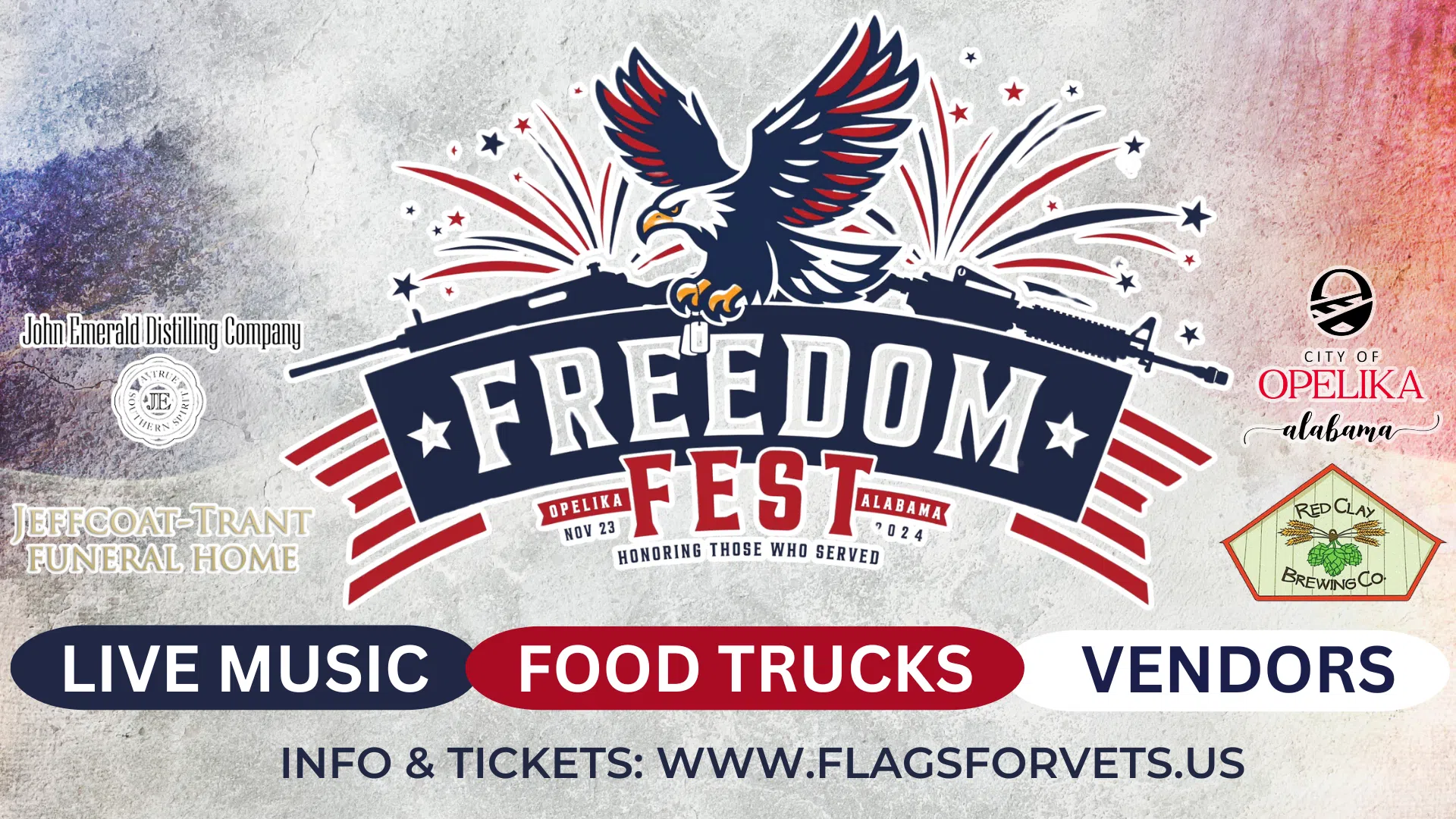 Feature: https://flagsforvets.us/freedom-fest-2024/