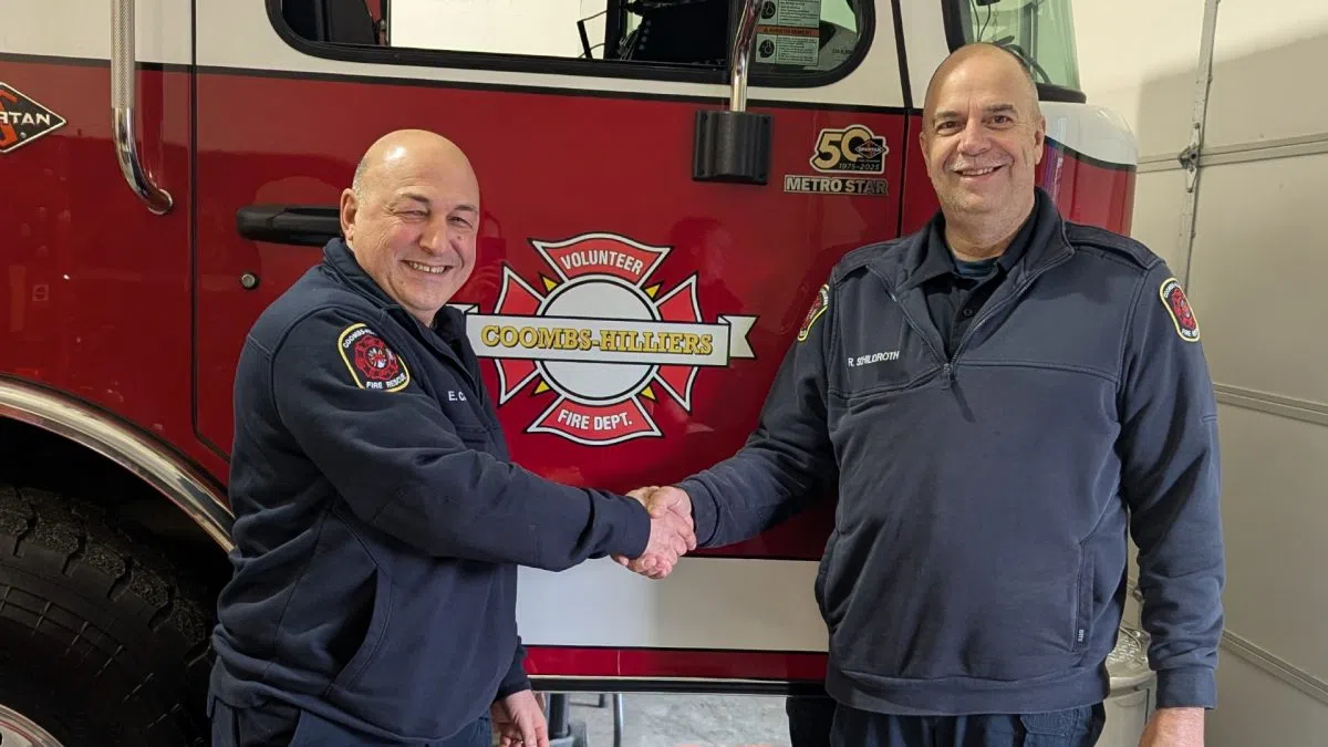 New chief & fire truck opening new era for Coombs-Hillier fire department