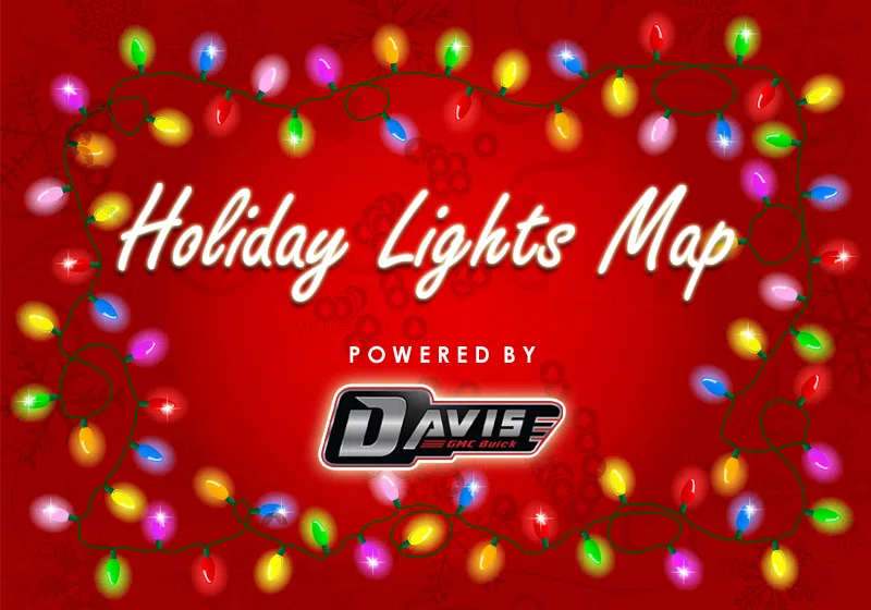Holiday Lights Map 
