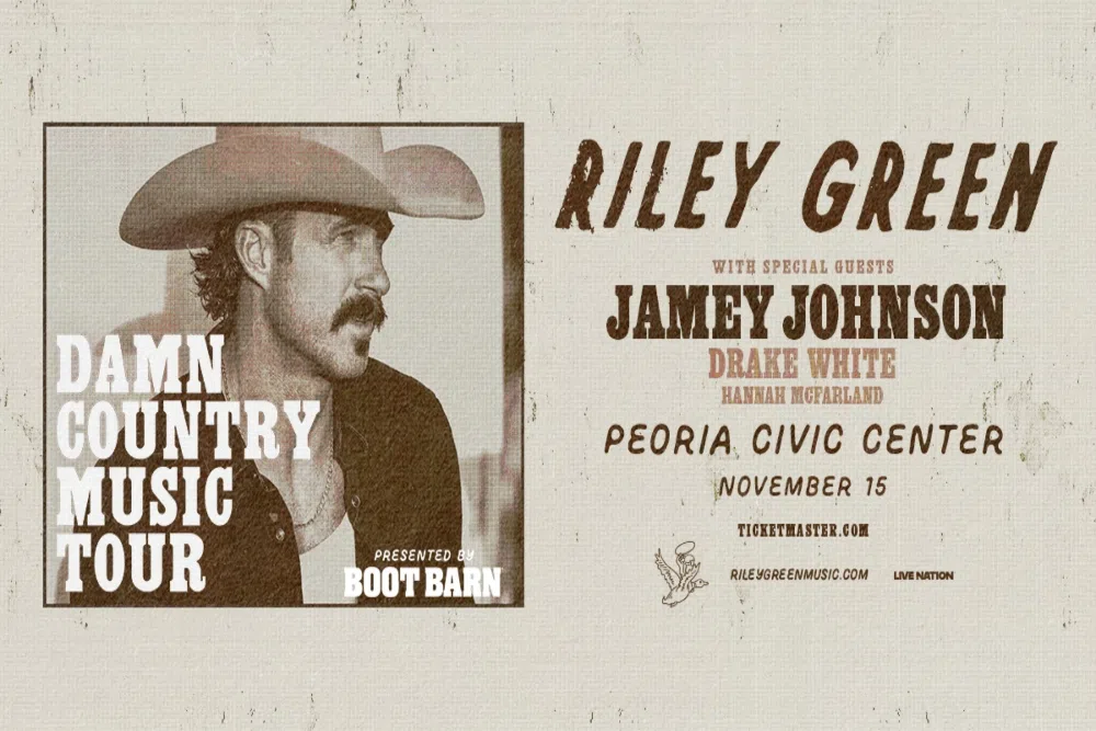 Country music star Riley Green to come to Peoria Civic Center