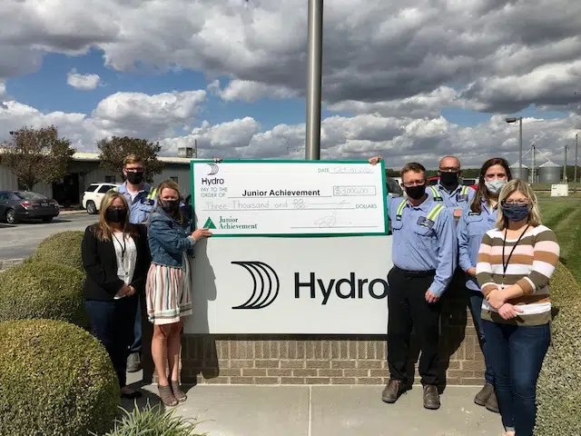 Hydro Aluminum Metals Henderson Sponsors JA Programs in Henderson County Schools