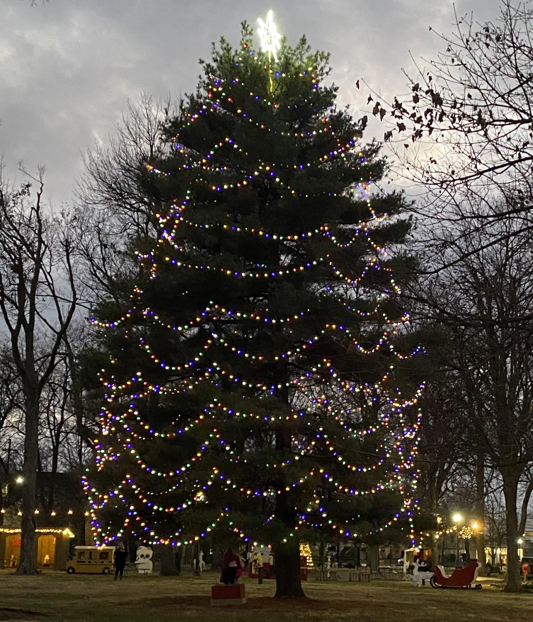 Christmas in the park opening in Downtown Central Park