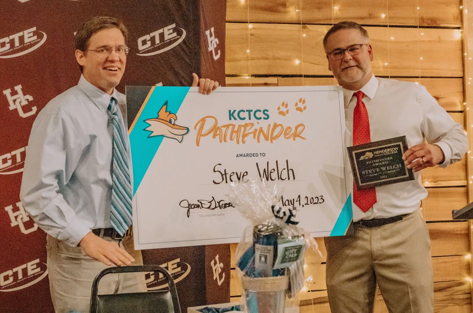 Henderson County High School's Steve Welch Recognized  as Outstanding High School Educator