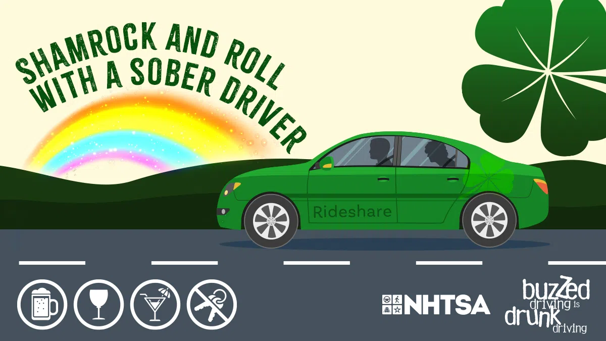 Kentuckians Reminded to Designate a Sober Driver this St. Patrick's Day