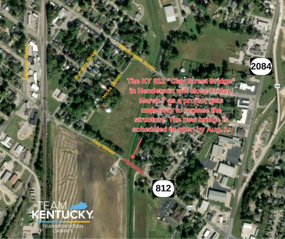 Clay Street Bridge Project Scheduled to Begin This Week