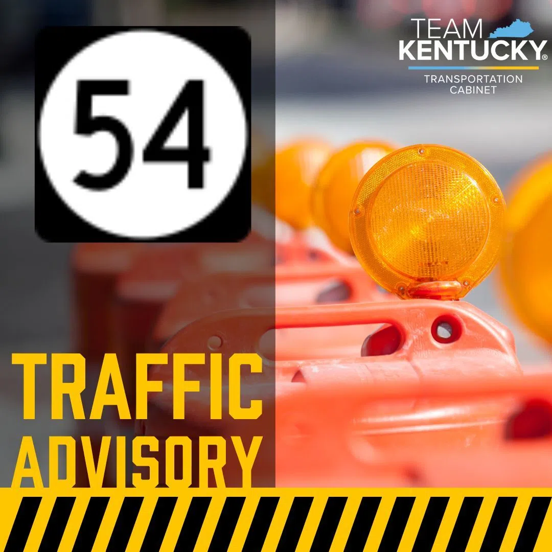 Nighttime Lane Closures Planned on KY 54 in Owensboro Next Week