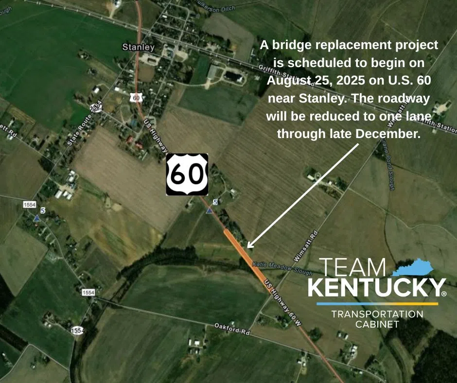 Bridge Project Planned Near Stanley in Daviess County Later this Month