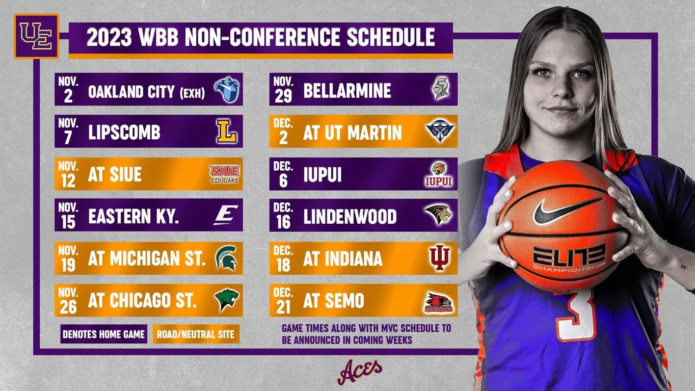 UE women's basketball announces its non-conference slate