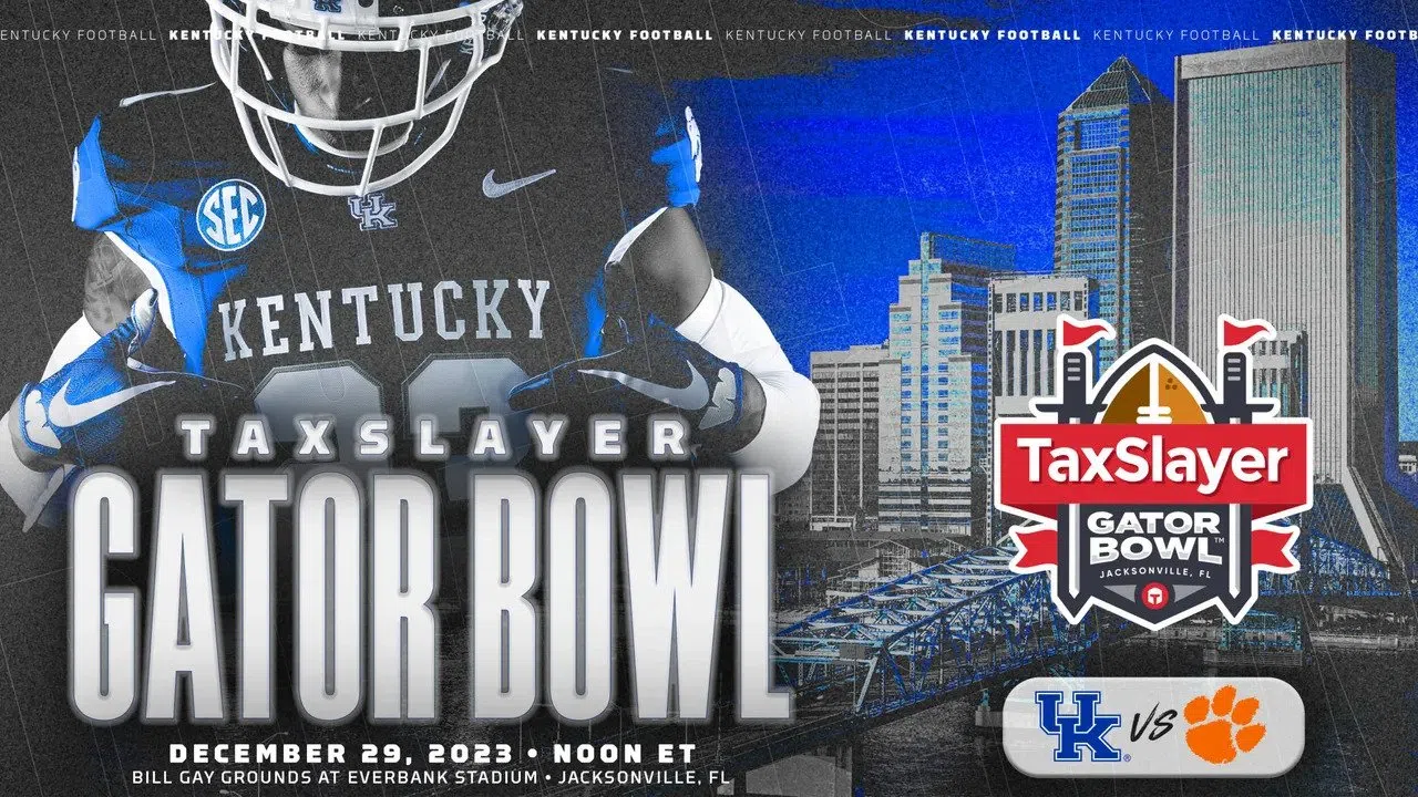 Kentucky Football Bound for the 2023 TaxSlayer Gator Bowl