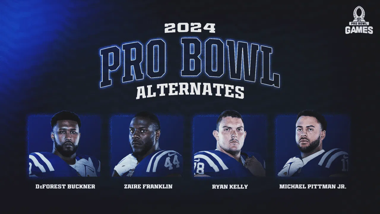 Four Colts named alternates to 2024 Pro Bowl Games