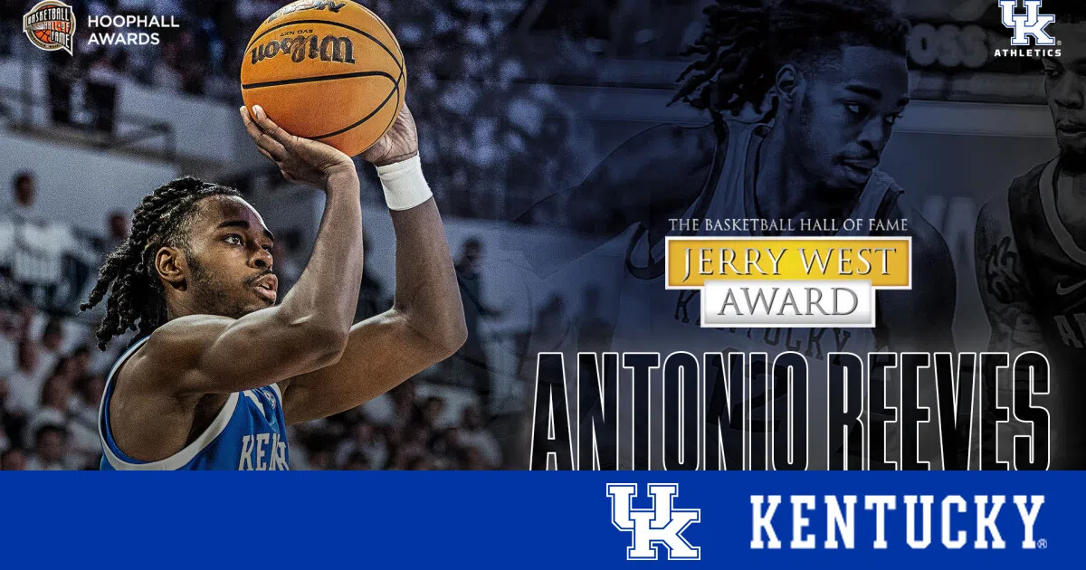 Antonio Reeves Named a Finalist for Jerry West Award