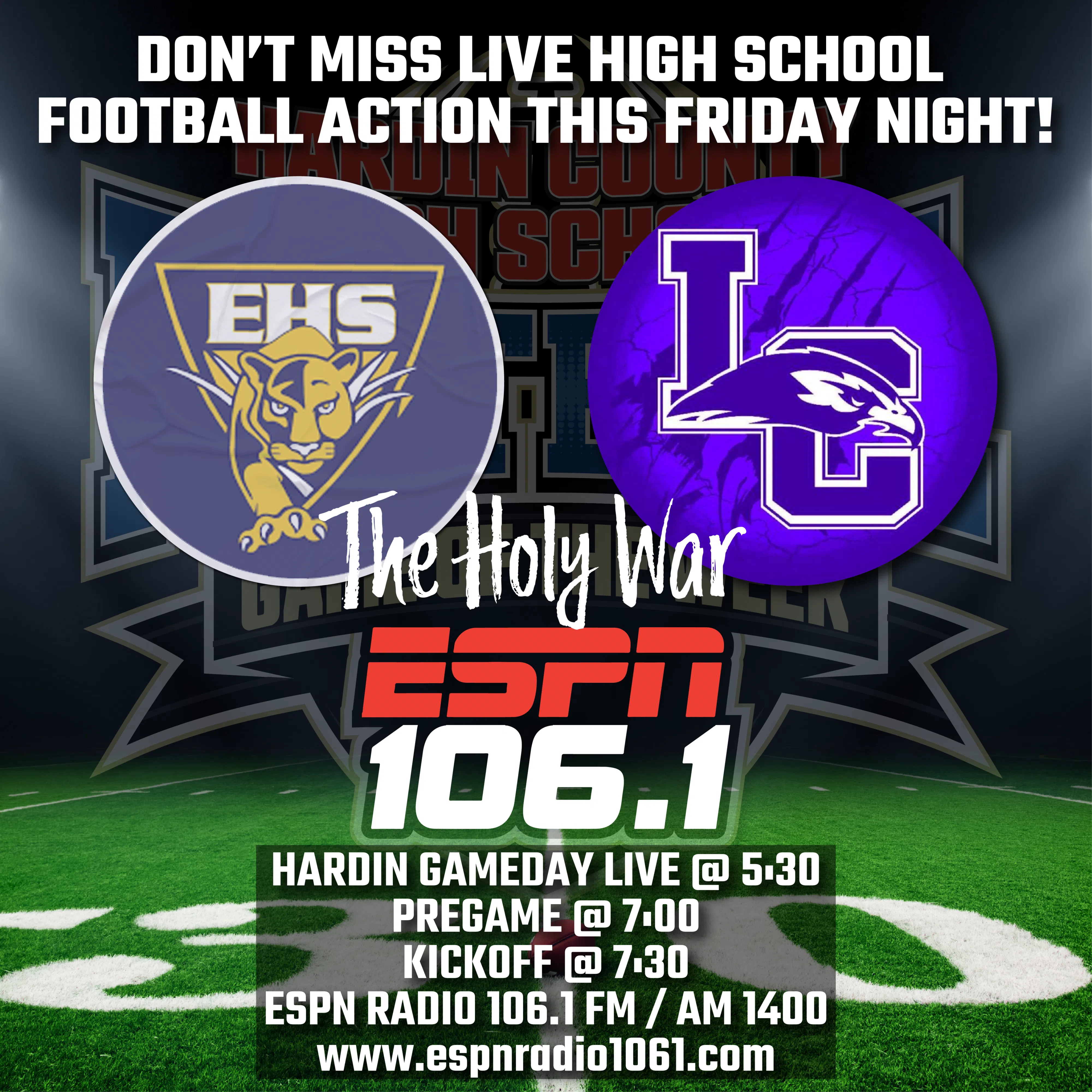 HS Football Week 9 - E'town and LaRue County Renew Their Rivalry