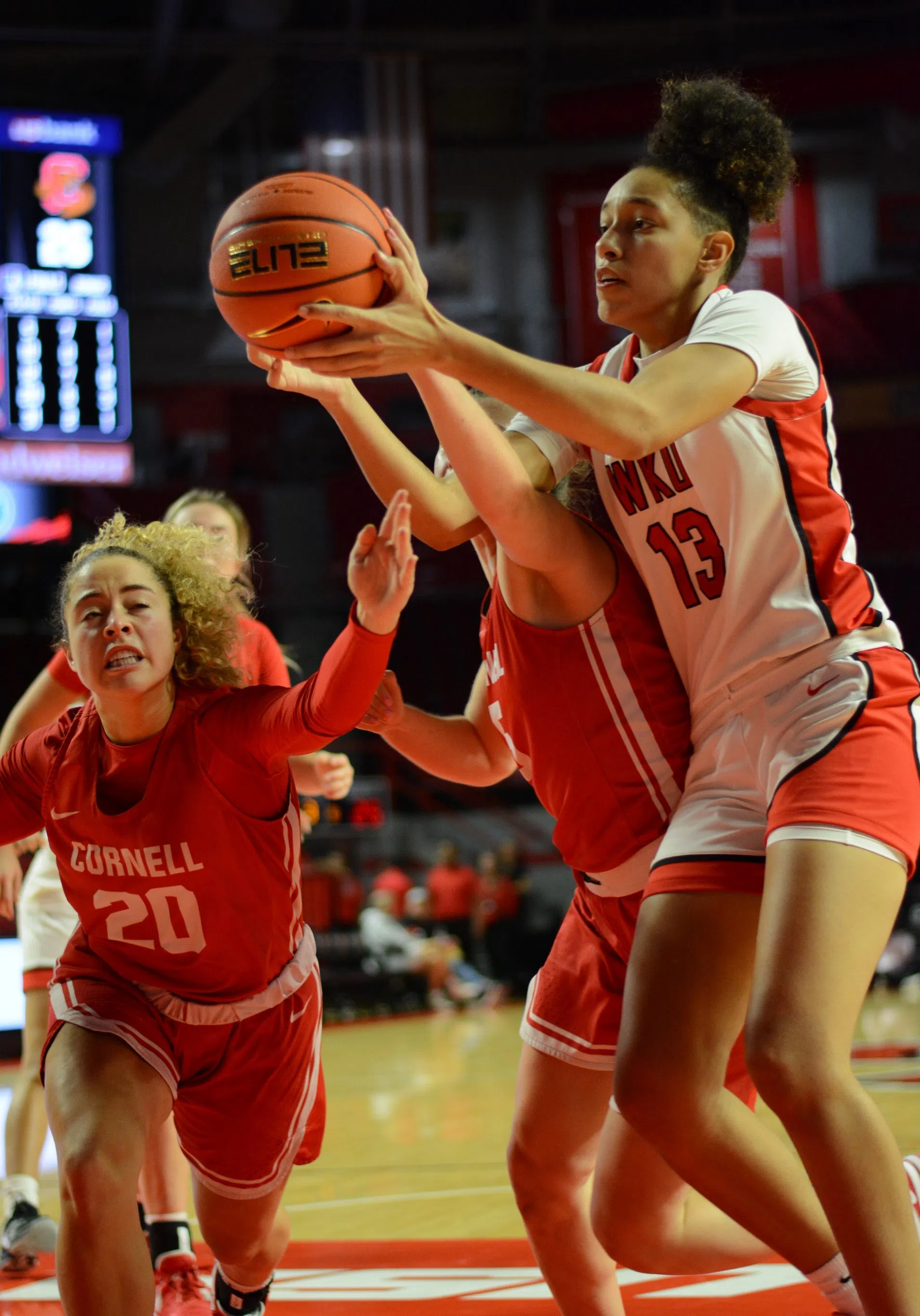 GALLERY: Lady Toppers hold off Cornell, 62-56