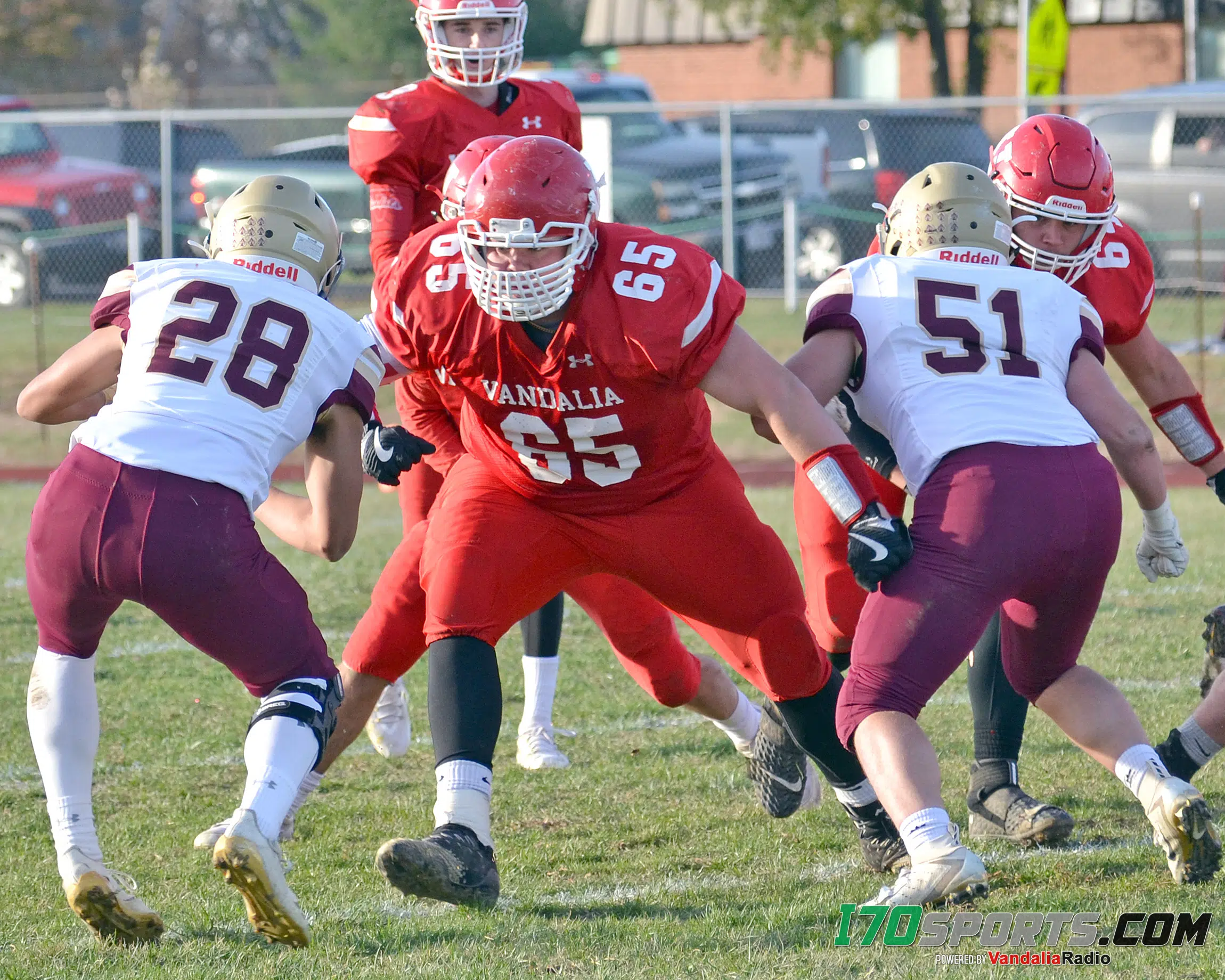 Vandalia’s Enlow Named to IHSFCA 3A All-State Team