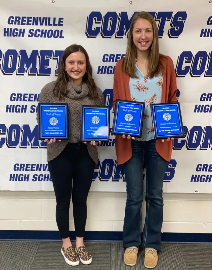 Lady Comets Rylee Pickett & Megan Halleman reach criteria for GHS Hall ...